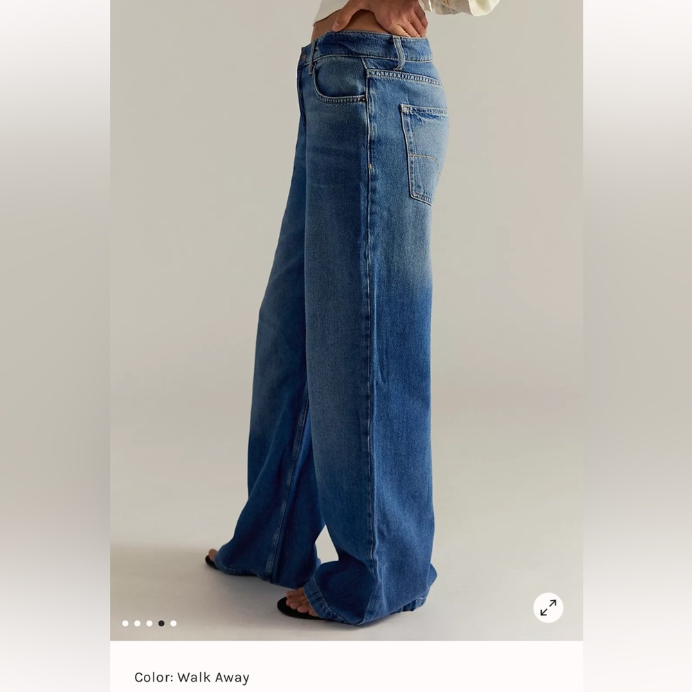 Free People We The Free Stride Straight 'n Wide Jeans